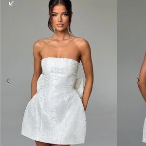 Ivory baby boo fashion corset dress